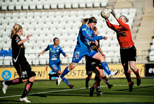Linda Sällström, Linköping, når inte riktigt fram när