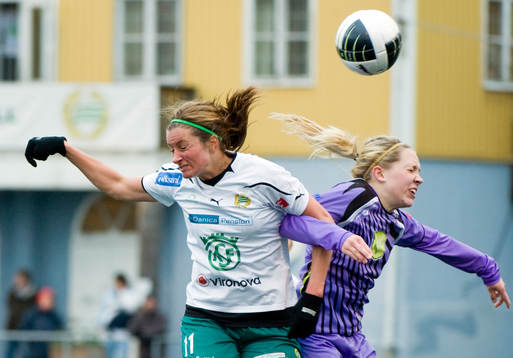 Madeleine Tegström, Hammarby och Elin Rubensson, Malmö