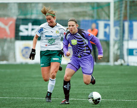Madeleine Tegström, Hammarby och Pavlina Scasna, Malmö