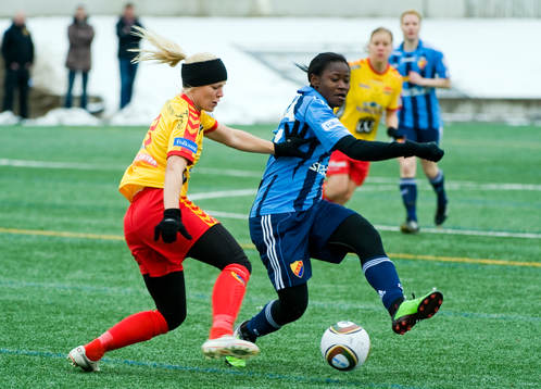 Johanna Frisk, Tyresö och Sarah Michel, Djurgården