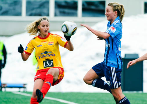 Line Roddik/Hansen, Tyresö och Irma Helin, Djurgården