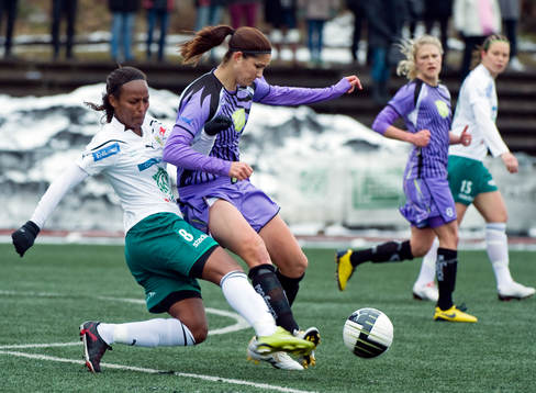Hodan Siid Ahmed, Hammarby och Kathryn Gill, Malmö