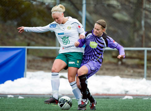 Anna Lindblom, Hammarby och Pavlina Scasna, Malmö