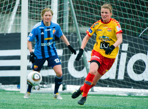 Caroline Frånberg, Djurgården och Kirsten van de Ven,