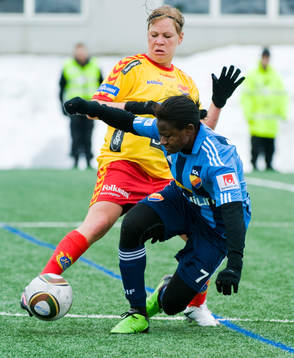 Katrin Schmidt, Tyresö och Sarah Michel, Djurgården