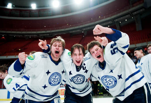 Martin Janolhs, Robin Johansson och Henrik Andersen,