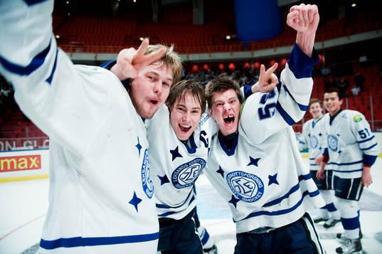Martin Janolhs, Robin Johansson och Henrik Andersen,