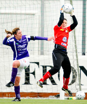 Elin Sandgren, Jitex, Caroline Jönsson, målvakt Umeå