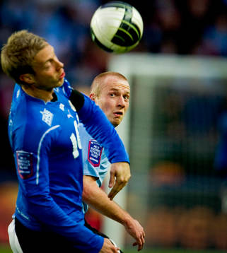 Daniel Larsson, Malmö och Johnny Lundberg, Halmstad