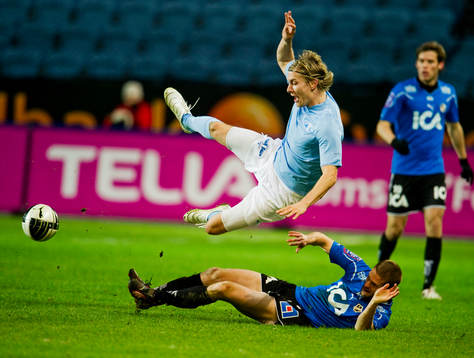 Markus Halsti, Malmö och Ryan Miller, halmstad