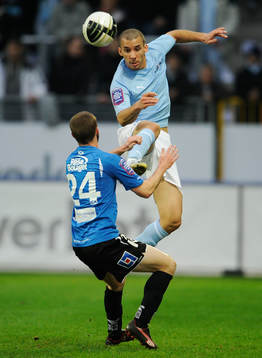 Guillermo Molins, Malmö och Ryan Miller, Halmstad