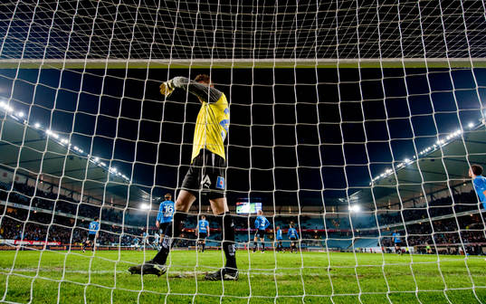 Robin Malmkvist, målvakt Halmstad. Swedbank stadion,