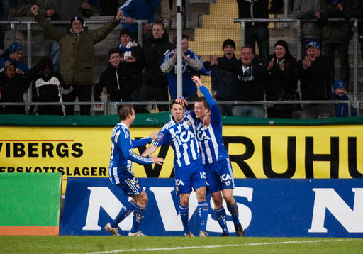 Jakob Johansson, IFK Göteborg, gör 1-1. Jubel Stefan