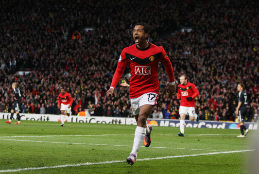 Nani, Manchester United, jubel