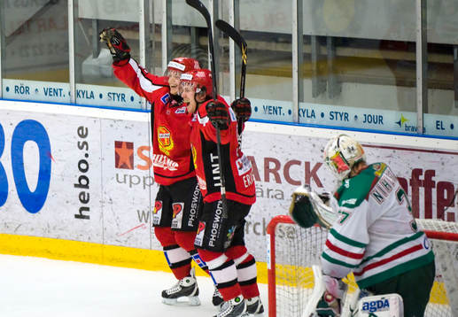 Kristofer Berglund, Sebastian Eriksson, Almtuna, jubel och