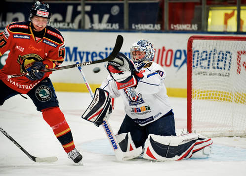 Jacob Josefson, Djurgården och Fredrik Norrena, målvakt,
