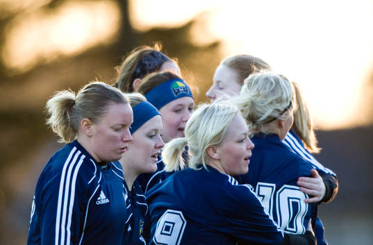 Fotboll, dam, småklubb, FC Hessleholm - Västra Karup