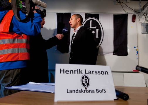 Henrik Larsson tränare Landskrona