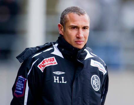 Fotboll, Superettan, Henrik Larsson, tränare Landskrona