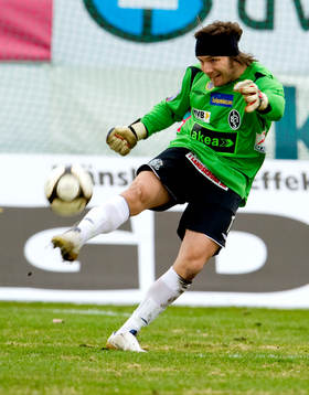 Fotboll, Superettan, Peter Karlsson, målvakt Landskrona