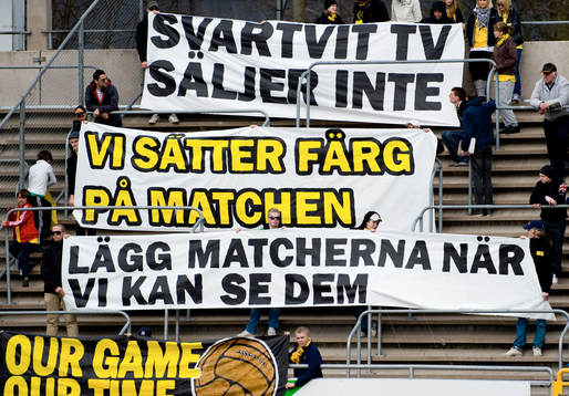 Inte populärt med 12.30 matcher, fansen protesterar