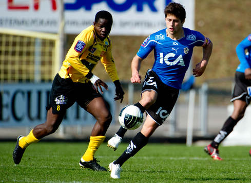 Patrick Osiako, Mjällby, Michael Görlitz, Halmstad