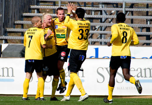 Daniel Nicklasson, Mjällby, jubel