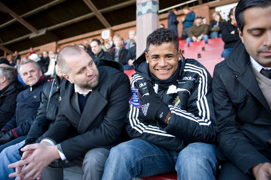Björn Wesström, Sportchef AIK och Clecio, nyförvärv AIK