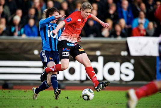 Fredrik Jensen, Trelleborg, dribblar