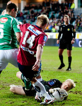 Peter Abrahamsson, målvakt Örgryte