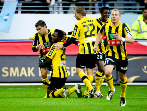 Paulinho, Häcken,  Jubel