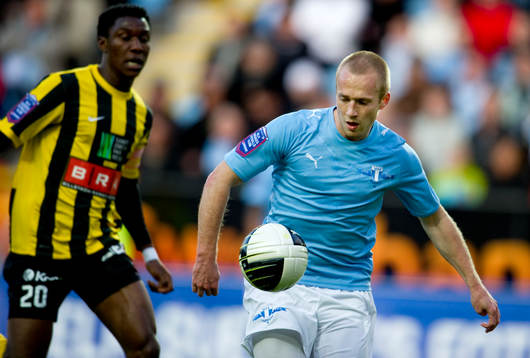 Daniel Larsson, Malmö och Dominic Chatto, Häcken
