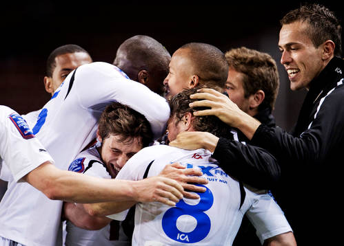 Jonas Gudni Saevarsson, Halmstad, jubel