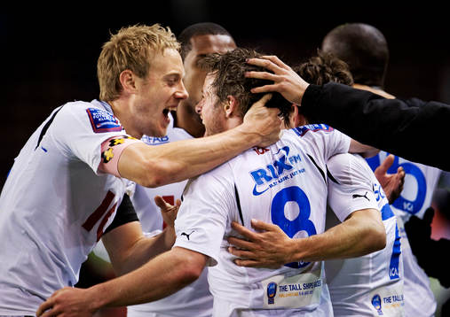 Jonas Gudni Saevarsson, Halmstad, jubel