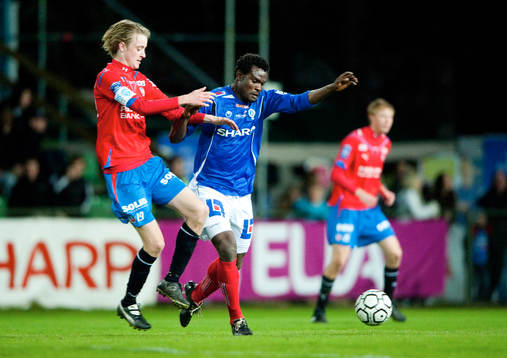 Rasmus Jönsson, Helsingborg och Etuwe Prince Eboagwu,