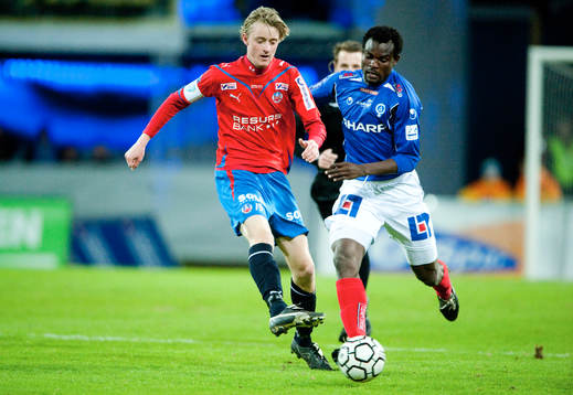 Rasmus Jönsson, Helsingborg och Etuwe Prince Eboagwu,