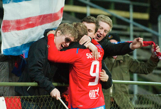 Erik Sundin, Helsingborg, jubel