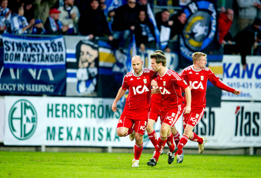 Tomas Olsson och Fredrik Risp, Göteborg, jubel