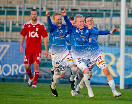 Mattias Adelstam, Trelleborg, jubel