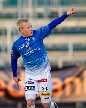 Mattias Adelstam, Trelleborg, jubel
