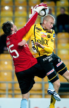 Tommi Vaiho, målvakt, Djurgården. Johan Larsson, Elfsborg