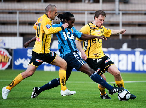 Emir Bajrami, Daniel Mobaeck, Elfsborg. Kebba Ceesay,