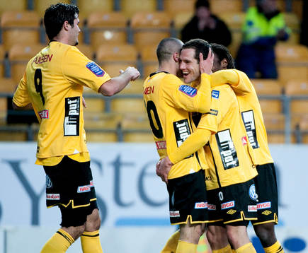 Martin Ericsson. Jubel, Denni Avdic, Emir Bajrami