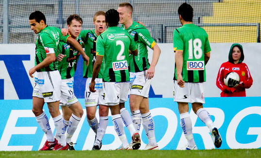 Fredrik Lundgren, GAIS, jubel