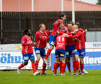 Öster, jubel, David Thor Vidarsson