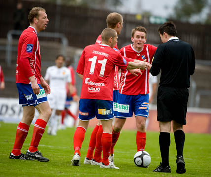 Fredrik Bild, David Thor Vidarsson, Mario Vasilj och Daniel