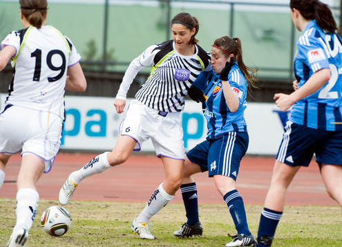 Kathryn Gill, Malmö och Natalia Rickne, Djurgården