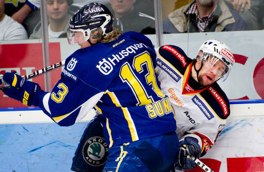 Oscar Sundh, HV71, Alexander Deilert, Djurgården, tackling