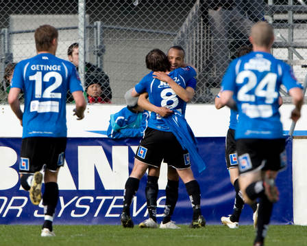 Marcus Olsson, Halmstad, jubel
