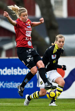 Sofie Andersson, Kristianstad och Linda Sembrant, AIK